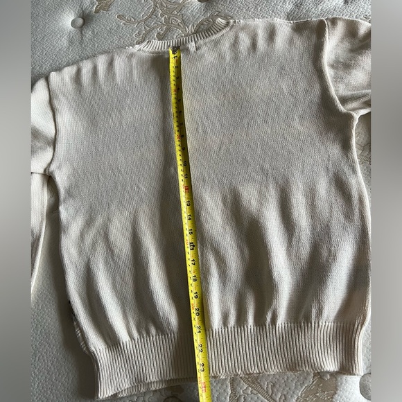 Brand new (Vtg) Men's 100% Chunky Cotton Golf/Casual Knit Sweater (Unisex) - Picture 5 of 14